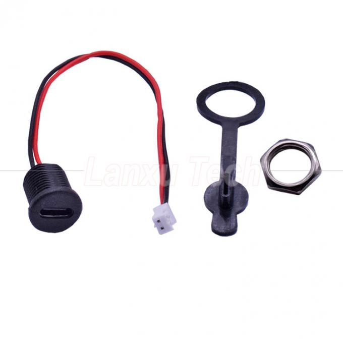 Capsule étanche USB de type C prise de prise féminine à 2 broches PH 2.0 XH 2.54 SH1.0 VH ZH MX câble de connecteur 4