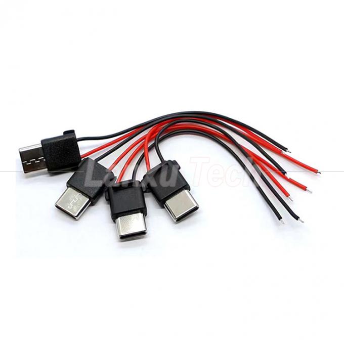 Cable de connexion USB de type C à 2 broches à prise mâle pour téléphone électrique 0