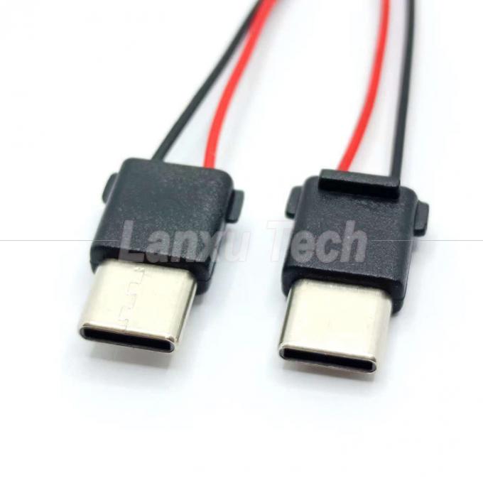 Cable de connexion USB de type C à 2 broches à prise mâle pour téléphone électrique 3