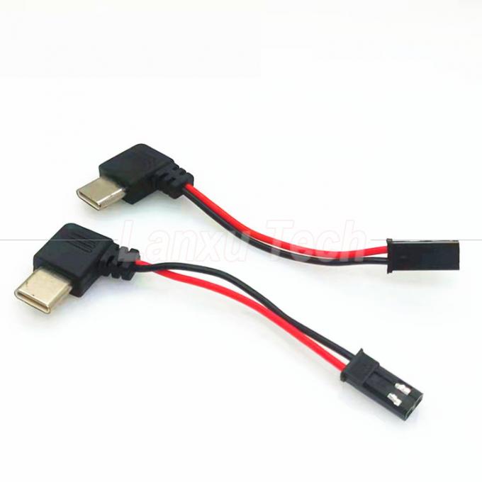 90 degrés angle droit USB 8 broches Micro Type C à JST SYP câble de connecteur pour motocycliste porte-téléphone magnétique 2