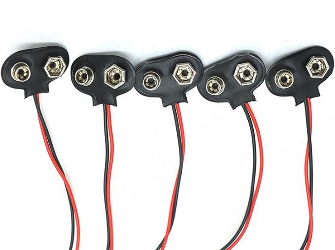 Connecteur de pinceau à batterie de 9 V à courant continu mâle 5,5 mm 2,1 mm Jack Plug Cable d'alimentation pour porte-batterie 3