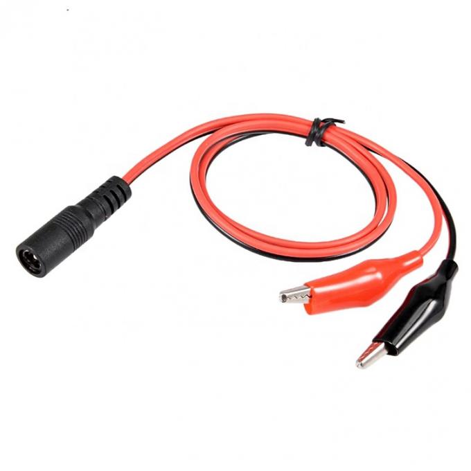 5.5x2.1mm DC Femme à double clips d'alligator câble d'adaptateur de test de puissance 0