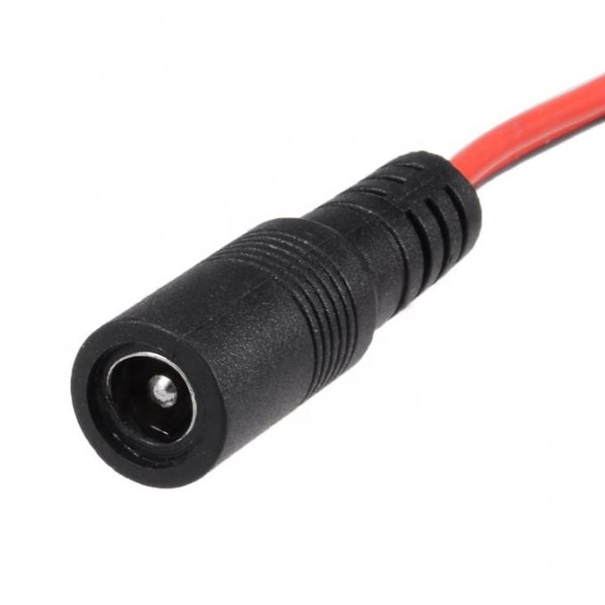 5.5x2.1mm DC Femme à double clips d'alligator câble d'adaptateur de test de puissance 2