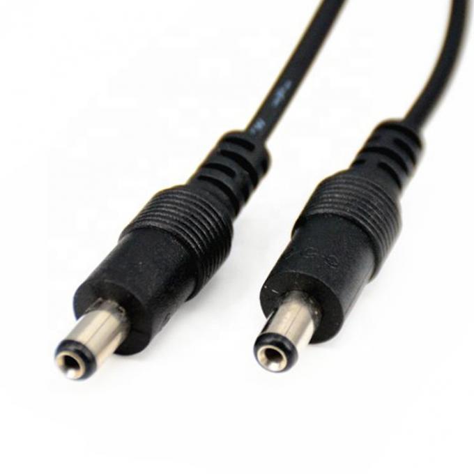 1 à 2 façons 1 Femme à 2 Homme 5.5x2.1 mm câble de séparation d'alimentation en continu pour caméra de vidéosurveillance 5