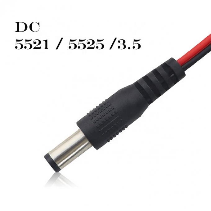 5521 5525 3.5 connecteur DC mâle à ouvrir câble de fin de fil nu 2