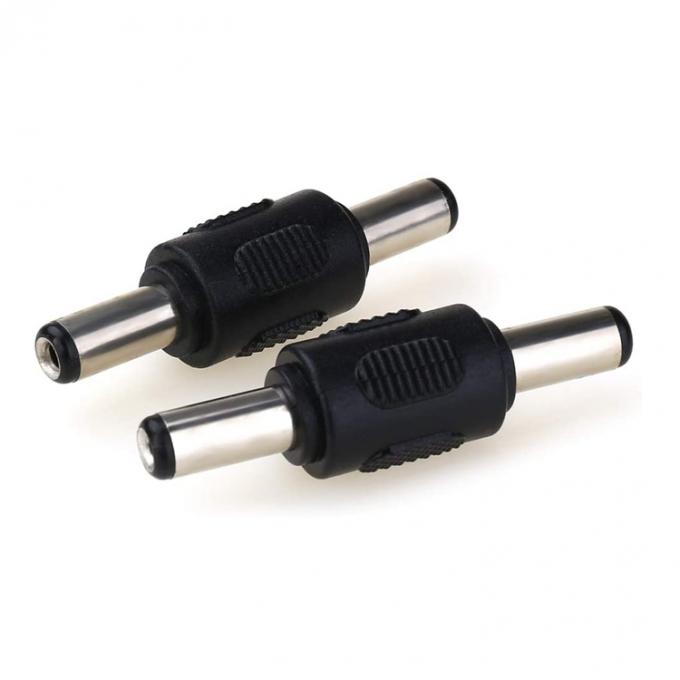 12V 24V mâle femelle 2,1 mm x 5,5 mm Jack à baril en courant continu Adaptateur d'alimentation pour caméra de vidéosurveillance LED 5