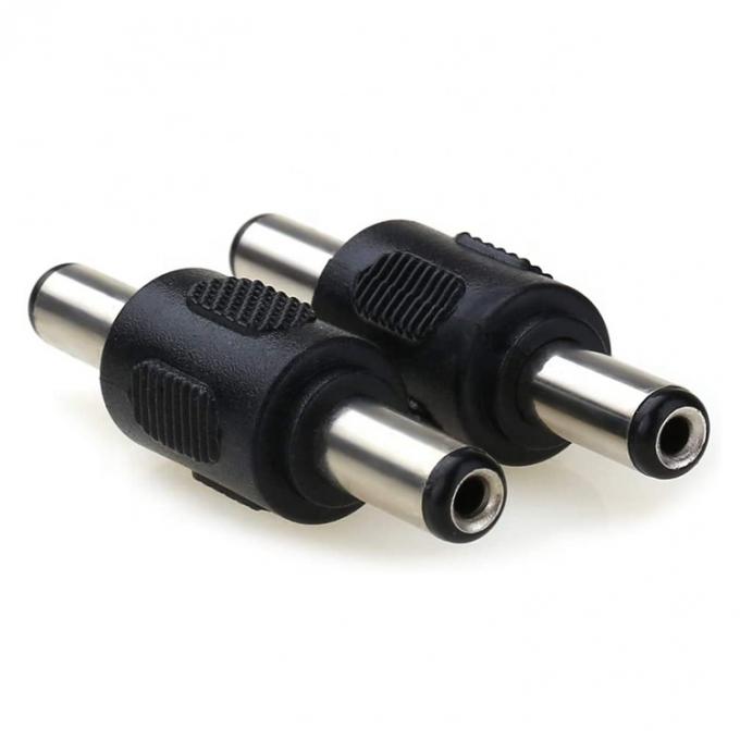 12V 24V mâle femelle 2,1 mm x 5,5 mm Jack à baril en courant continu Adaptateur d'alimentation pour caméra de vidéosurveillance LED 4