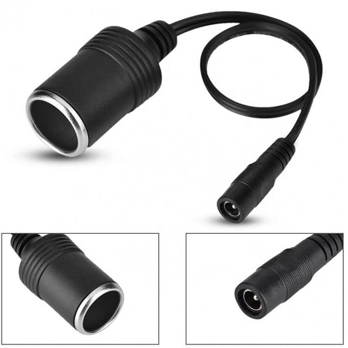 120W 12V 10A Femme de la fumeuse de voiture prise à courant continu 5,5 mm x 2,1 mm câble d'adaptateur d'alimentation 1