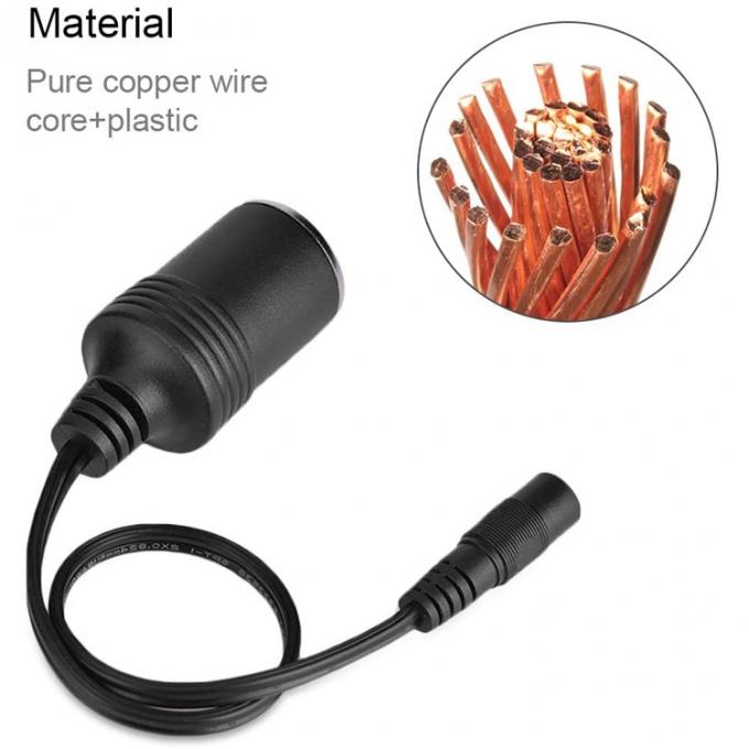 120W 12V 10A Femme de la fumeuse de voiture prise à courant continu 5,5 mm x 2,1 mm câble d'adaptateur d'alimentation 3