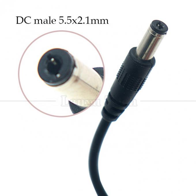 1m 3m 5m 10m 1A 2A 5A USB A mâle à DC 5.5x2.1mm 3.5 1.35 4.0 1.7 câble de chargeur de prise électrique Jack à baril pour caméra de vidéosurveillance LED 3