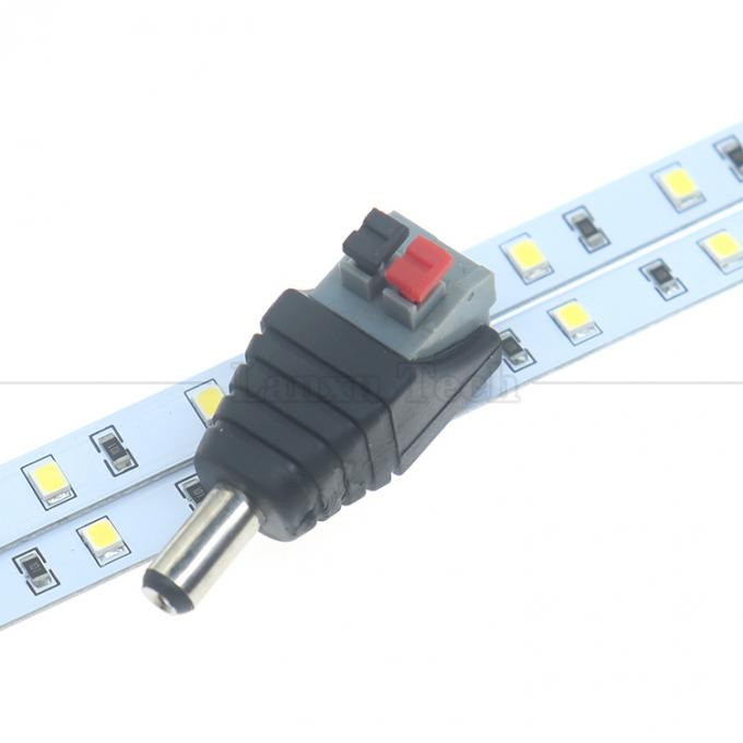 Appuyez sur le bouton sans soudure DC 5,5 * 2,1 mm mâle femelle jack à 2p connexion de câble connecteur de câble adaptateur d'alimentation pour la caméra à bande LED 3