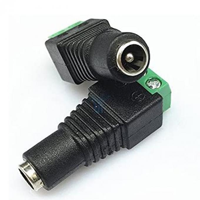 12v 24v sans soudure 5,5x2,5mm 5,5x2,1mm connecteur de prise électrique DC féminin Jack adaptateur pour caméra de vidéosurveillance 3