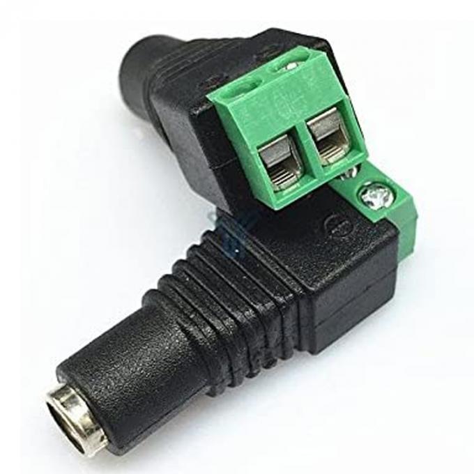 12v 24v sans soudure 5,5x2,5mm 5,5x2,1mm connecteur de prise électrique DC féminin Jack adaptateur pour caméra de vidéosurveillance 2