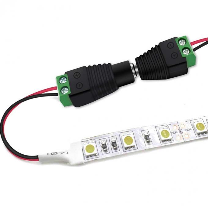 12v 24v sans soudure 5,5x2,5mm 5,5x2,1mm connecteur de prise électrique DC mâle Jack adaptateur pour caméra de surveillance 5