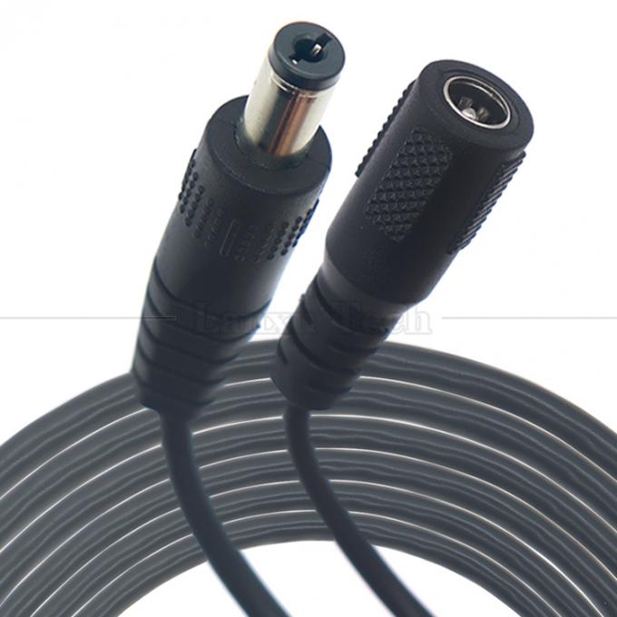 16AWG personnalisé 18 20 22 24 26 28 AWG homme à homme 5.5x2.1mm 5.5x2.5mm 3.5x1.35mm 12V câble d'extension d'alimentation en prise continue pour caméra de surveillance 2