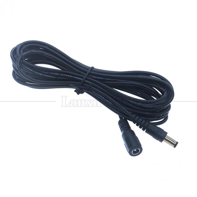 16AWG personnalisé 18 20 22 24 26 28 AWG homme à homme 5.5x2.1mm 5.5x2.5mm 3.5x1.35mm 12V câble d'extension d'alimentation en prise continue pour caméra de surveillance 5