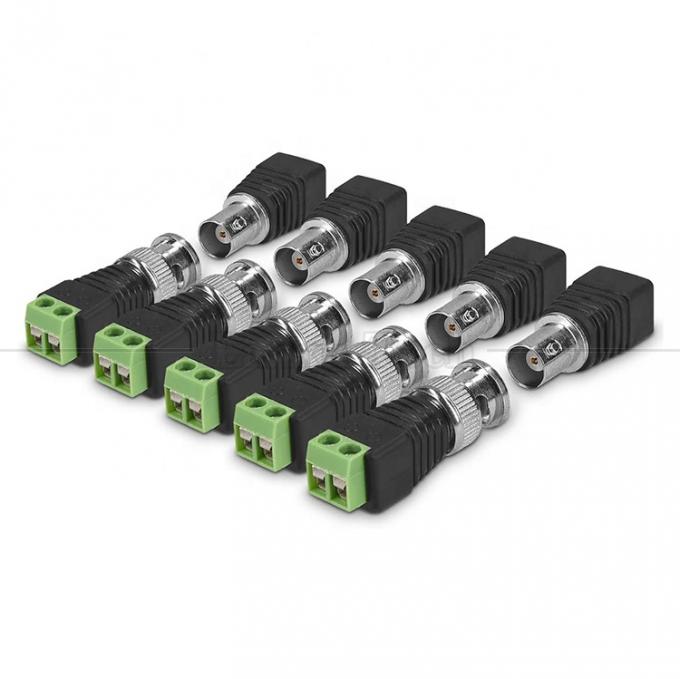 Terminel à vis sans soudure connecteur BNC mâle femelle adaptateur d'alimentation pour caméra de surveillance CCTV Moniteur vidéo enregistreur 1
