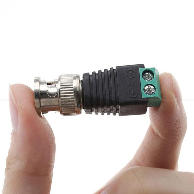 2 épingles sans soudure terminal de vis BNC connecteur masculin féminin adaptateur d'alimentation pour caméra de vidéosurveillance 5