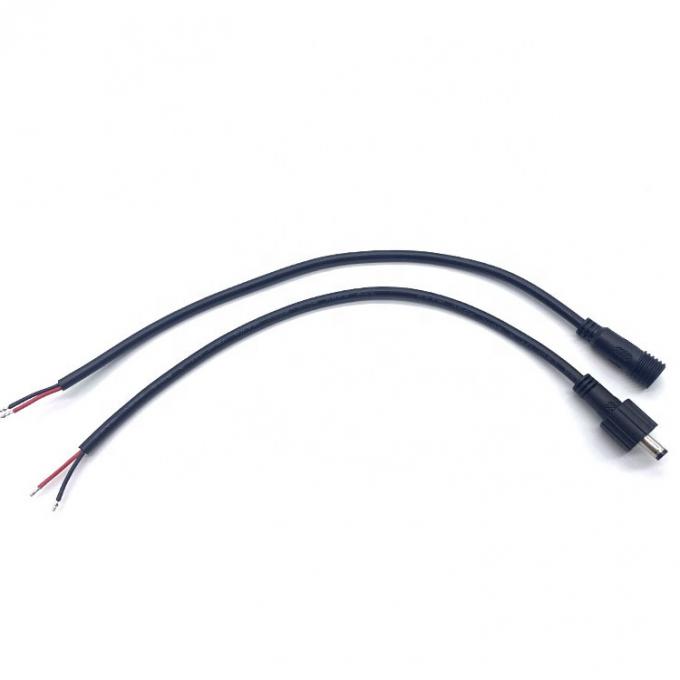 Fermeture à vis étanche mâle femelle étanche à courant continu à fil nu Cable d'extension électrique à queue de cochon 5