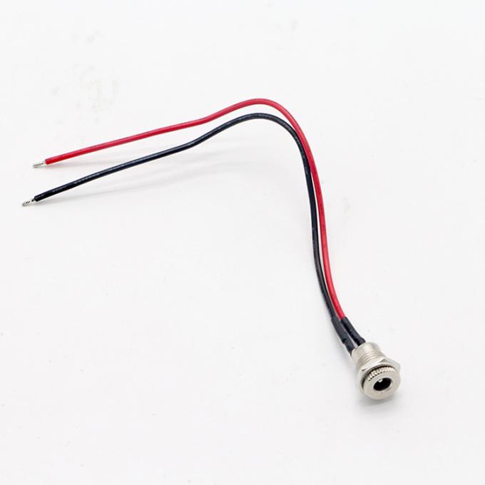 Monture féminine à filetage DC099 Jack à baril Socket 10A 5.5x2.1mm Adaptateur de courant en courant continu câble de fin de fil en conserve 5