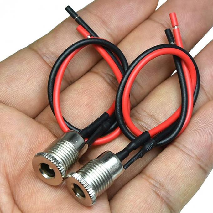 Monture féminine à filetage DC099 Jack à baril Socket 10A 5.5x2.1mm Adaptateur de courant en courant continu câble de fin de fil en conserve 6