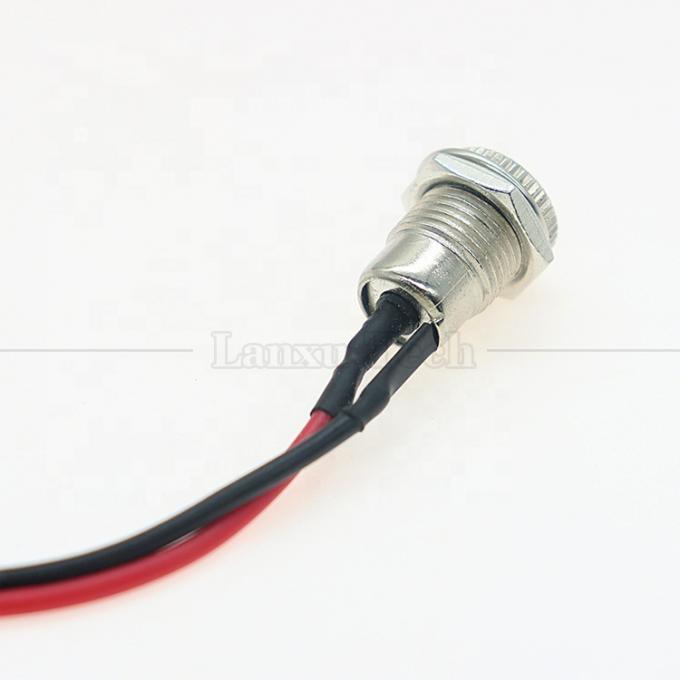 10cm 18AWG 5A Panneau monté DC 099 prise féminine 5.5x2.1mm 2.5mm Connecteur à filetage métallique pour ouvrir les fils en conserve 3