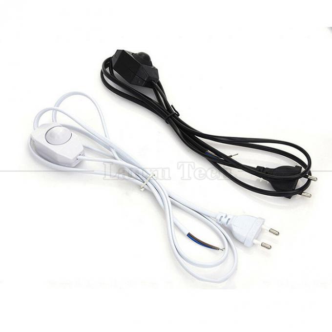 1.8m EU Plug ON OFF LED Dimmer Controller Adapter câble d'extension de courant alternatif pour lampe de table 0