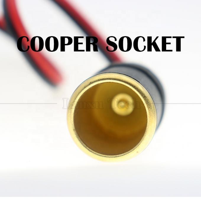 12V 24V 20A Pure Cooper DC allume-cigarettes pour voiture femme prise prise électrique câble d'extension 2