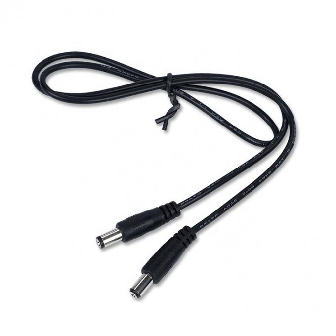 OEM 1M 3M 12V 5V mâle à mâle 2 cœurs 5.5X2.5mm 5.5X2.1mm 1.35x3.5mm câble d'alimentation CC 4