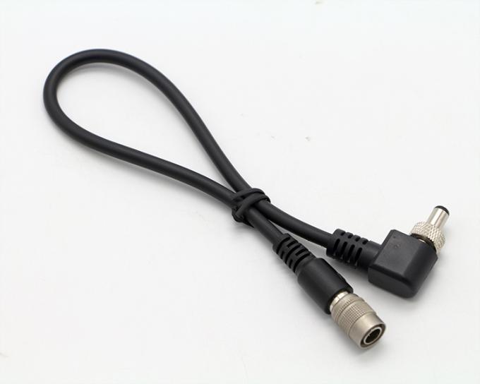 Fermeture à vis OEM 90 degrés angle droit 5V 12V mâle à femelle 5.5x2.1mm 5.5X2.5mm câble d'alimentation CC 6