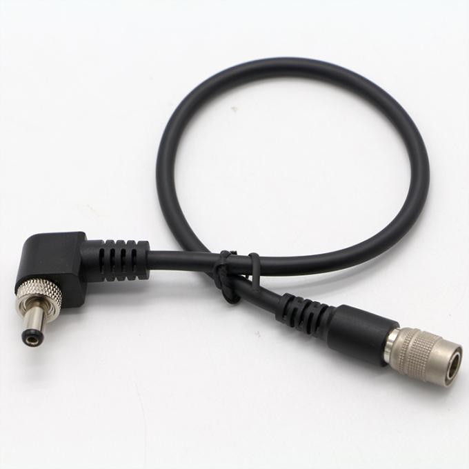 Fermeture à vis OEM 90 degrés angle droit 5V 12V mâle à femelle 5.5x2.1mm 5.5X2.5mm câble d'alimentation CC 4