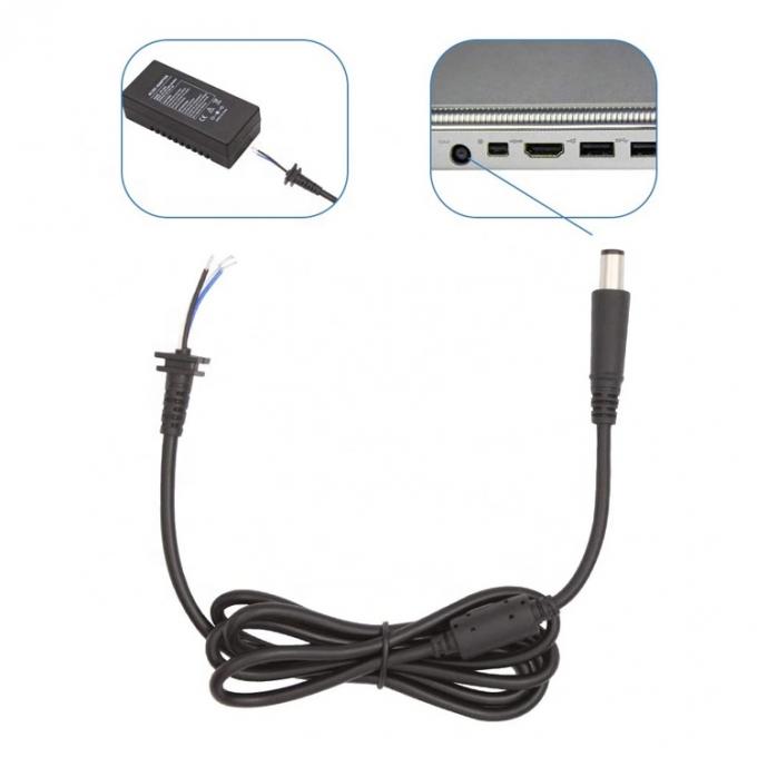 DC 7.4x5.0mm Jack à baril mâle à l'extrémité nue en conserve Pigtails ouverts câble d'extension pour adaptateur d'ordinateur portable 3