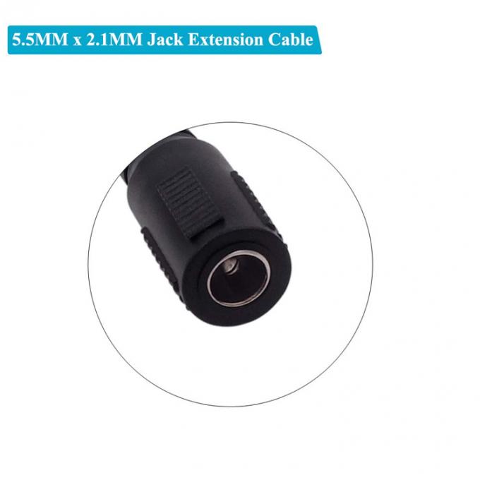 90 degrés d'angle homme à connecteur féminin 5.5x2.1 mm Jack de canon câble d'extension de courant continu 5