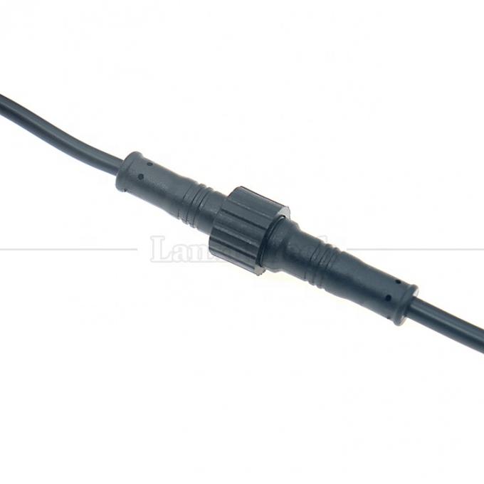 Personnalisation IP67 IP68 imperméable à l'eau M12 2pin 3pin 4pin M12 CC à ouvrir fils nus Cable d'extrémité pour la lumière LED 3