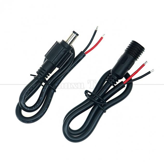 IP67 imperméable à l'eau mâle femelle 5.5x2.1mm 5.5x2.5mm 3.5x1.35mm Jack câble d'alimentation en courant continu 0
