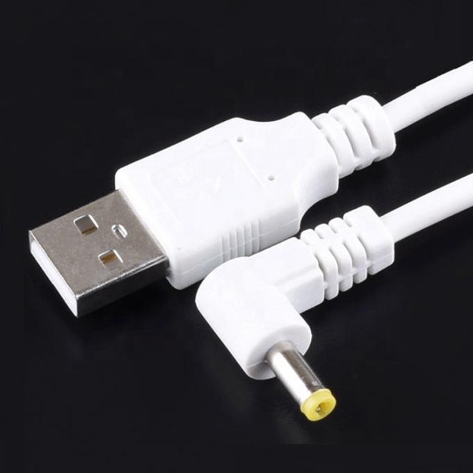 Angle de 90 degrés en forme de L 1m USB à courant continu mâle 4,0x1,7 mm câble de chargeur de prolongation 2