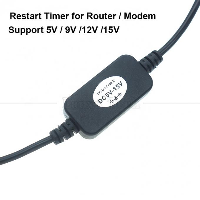 DC 5V 9V 12V 15V Contrôleur automatique Énergie allumée désactivée Réinitialiser Rafraîchir le routeur Wi-Fi Timer de redémarrage automatique 3