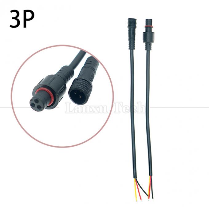 IP67 IP68 mâle mâle femelle 2 3 4 5 6 7 8 Pin câble M12 pour LED 0