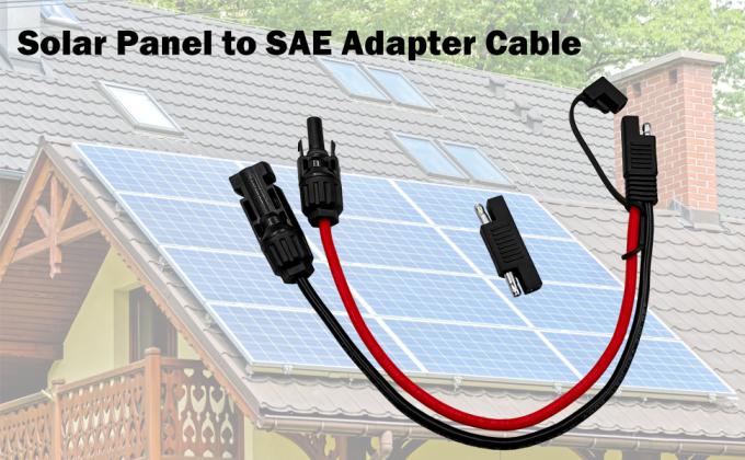 10AWG SAE à l'adaptateur de panneau solaire câble d'extension RV Panneau solaire connecteur câble pour RV Caravane Panneaux solaires Charge de batterie 7
