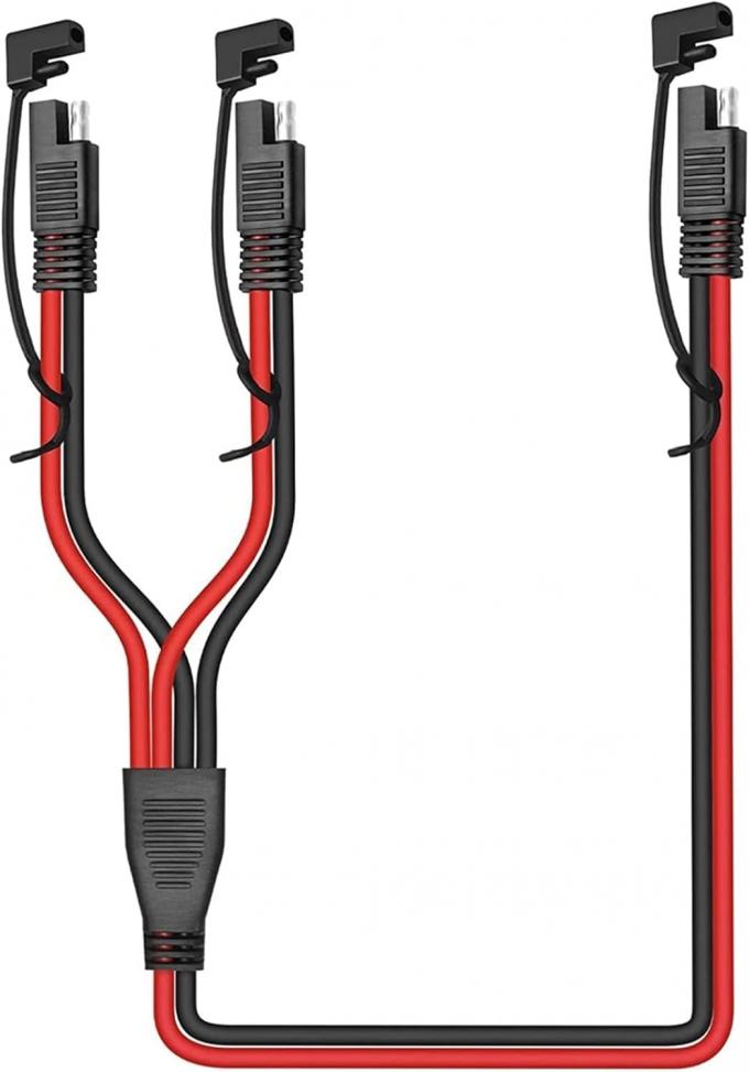 14AWG SAE câble de connecteur électrique automobile à courant continu Y Splitter 1 à 2 câble d'extension SAE pour camping-car Caravan panneaux solaires Charge de batterie 1