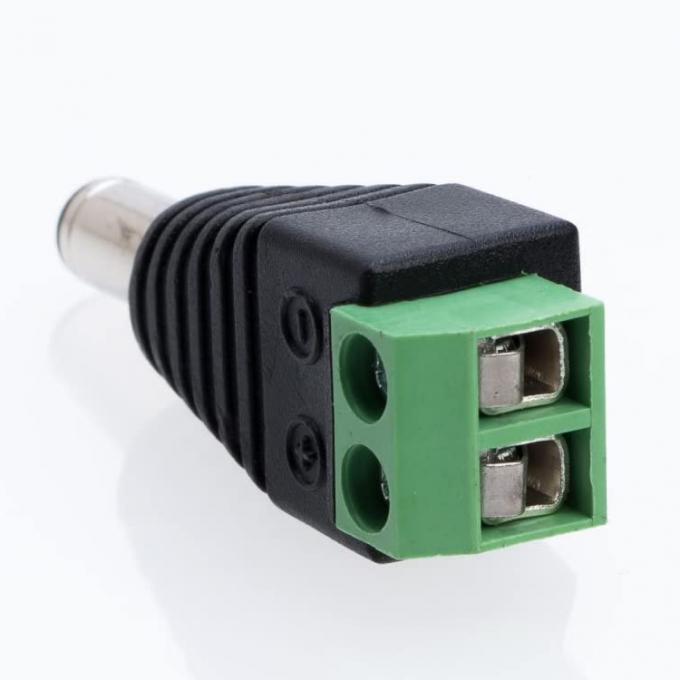 12v 24v sans soudure 5,5x2,5mm 5,5x2,1mm connecteur de prise électrique DC mâle Jack adaptateur pour caméra de surveillance 3