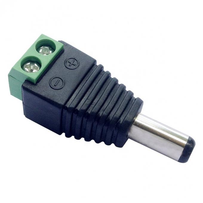 12v 24v sans soudure 5,5x2,5mm 5,5x2,1mm connecteur de prise électrique DC mâle Jack adaptateur pour caméra de surveillance 1