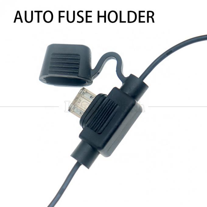 12V DC 5,5X2,1 mm à Alligator Clips câble électrique à fusible pour caméra de trail 3
