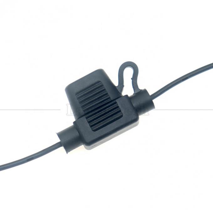 12V DC 5,5X2,1 mm à Alligator Clips câble électrique à fusible pour caméra de trail 4