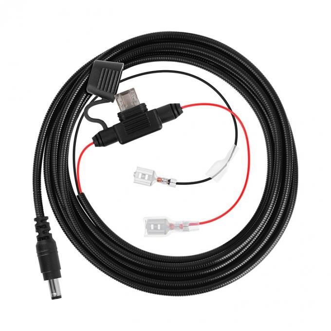 Jacket métallique résistant à la mastication DC 5.5x2.1mm 4.0x1.7mm à connecteur à épée câble d'extension d'alimentation pour caméras de piste 1