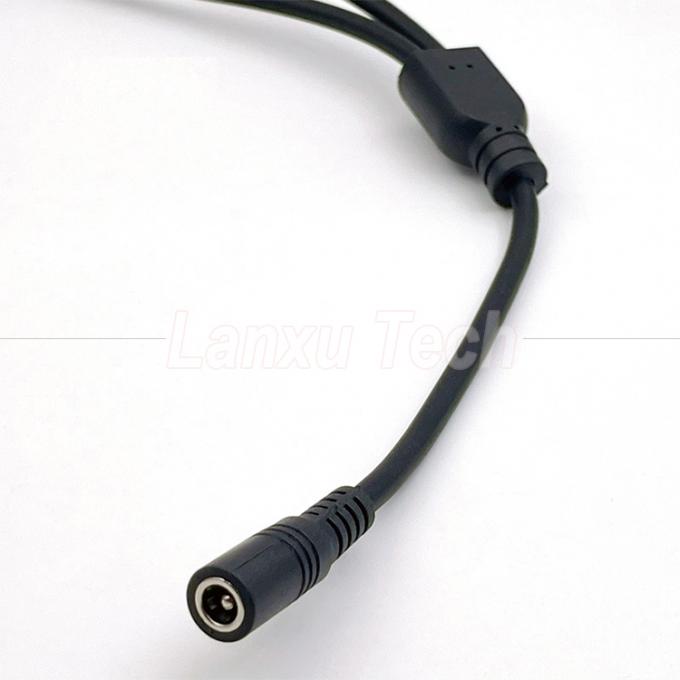1 féminin à 2 voies féminin DC 5.5x2.1mm câble d'extension de puissance de séparateur pour caméra de sécurité CCTV LED Strip Light 2