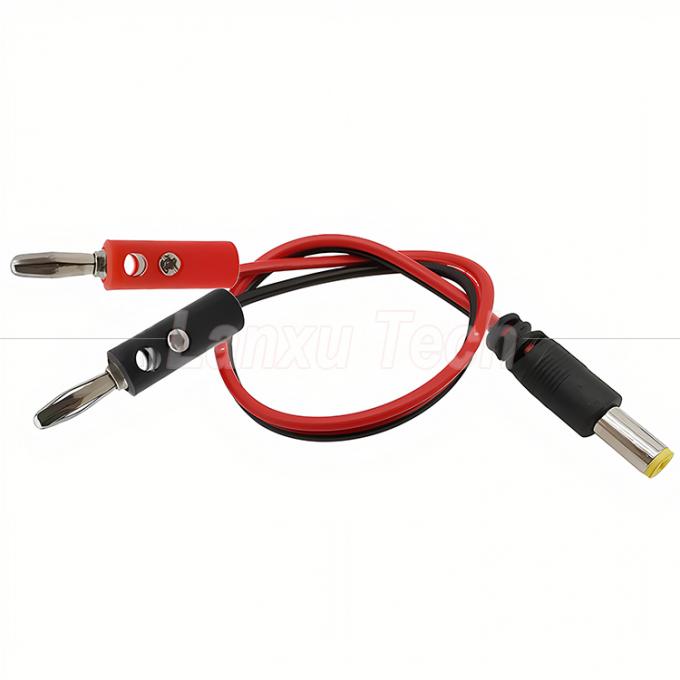 12v DC 5,5 mm X 2,1 mm Jack à baril mâle à 4 mm Banane Plugs Test conduit câble d'alimentation 2