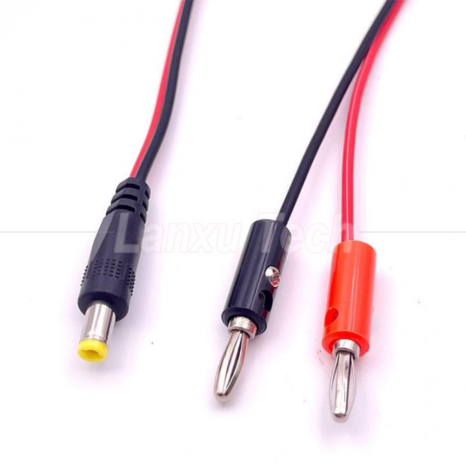 12v DC 5,5 mm X 2,1 mm Jack à baril mâle à 4 mm Banane Plugs Test conduit câble d'alimentation 5