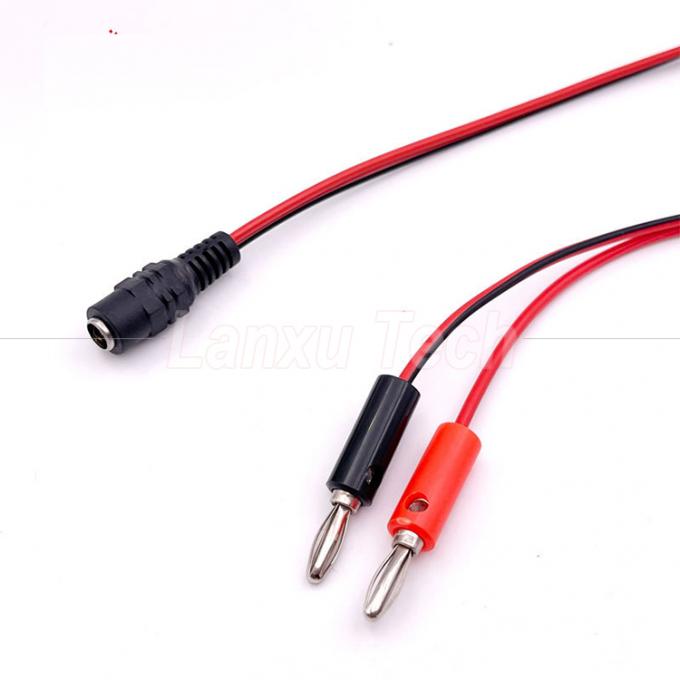 12v DC 5,5 mm X 2,1 mm Jack à baril mâle à 4 mm Banane Plugs Test conduit câble d'alimentation 6