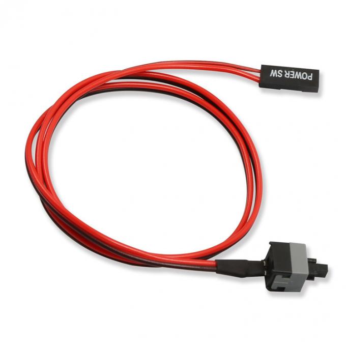 2 épingles SW boîtier PC carte mère Switch sur et hors de l'ordinateur réinitialiser l'alimentation ATX câble 4
